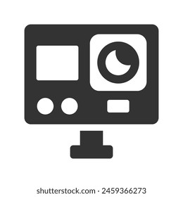 Action camera Icon, Vector Graphics