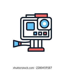 Action Camera Symbol in Vektorgrafik. Illustration