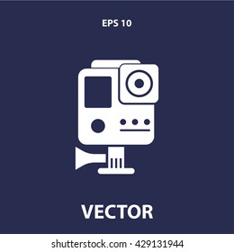 action camera icon. action camera vector illustration

