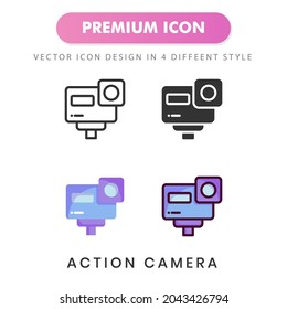 action camera icon for your website design, logo, app, UI. Vector graphics illustration and editable stroke.