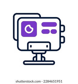 icono de cámara de acción para tu sitio web, móvil, presentación y diseño de logotipo.