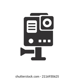 Action camera  icons  symbol vector elements for infographic web