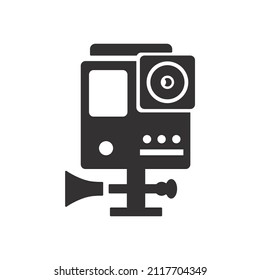 Action camera  icons  symbol vector elements for infographic web