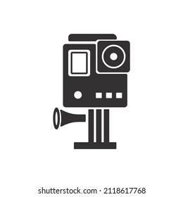 Action camera  icons  symbol vector elements for infographic web