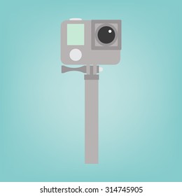 action camera vector