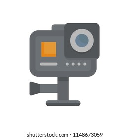 Action camera. Vector illustration. EPS 10.