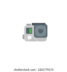 Action Camera in white background