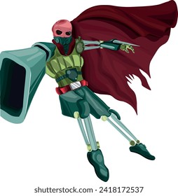 action character soldier warrior skull