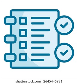 Elemento De Ícone De Lista De Verificação De Ação Para Design