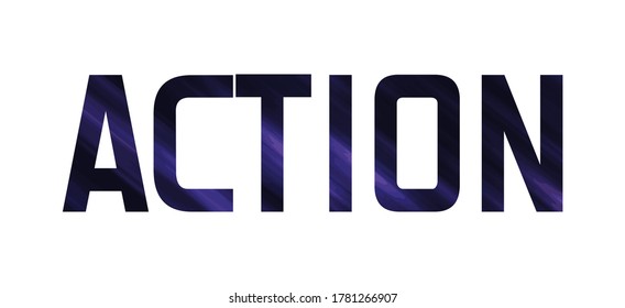 Action Colorful Isolated Vector Word Stock Vector (Royalty Free ...