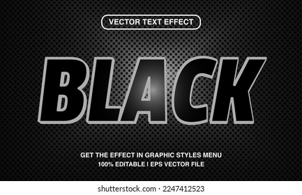 Action, editable text effect template, futuristic silver neon light effect font style, movie title