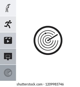 Action icon. collection of 6 action filled and outline icons such as movie clapper, running, basketball basket, exercising. editable action icons for web and mobile.