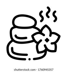acción del vector icono de piedras milagrosas. señal de acción de piedras milagrosas. ilustración de símbolo de contorno aislado