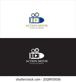 Logo de Action Movie en vector