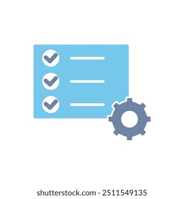 Icono de línea de concepto de Plan de acción. Ilustración de elemento simple. diseño de Plan de esquema de concepto de acción.