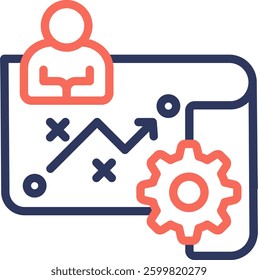Action Plan Icon Element For Design And Vector
