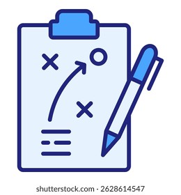 Elemento De Ícone Do Plano De Ação Para Design