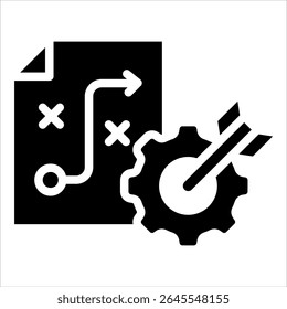 Action Plan Icon Element For Design