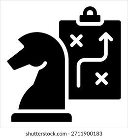 Elemento de icono de Plan de acción para diseño