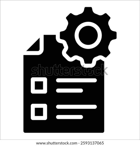 Action Plan Icon Element For Design