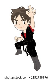 Action pose - boy