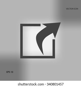 Action sign icon