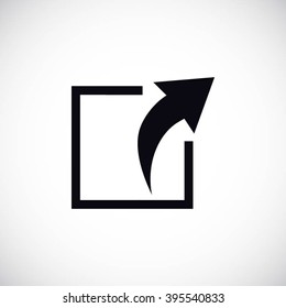 Action sign icon