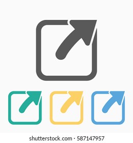 action sign icon