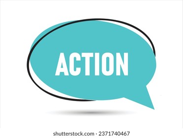Action speech bubble text. Hi There on bright color for Sticker, Banner and Poster. vector illustration.