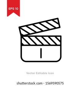 action tag icon with line style. editable element in eps 10