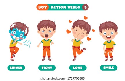 Action Verbs For Children Education