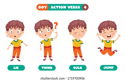 Action Verbs For Children Education