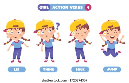 Action Verbs For Children Education