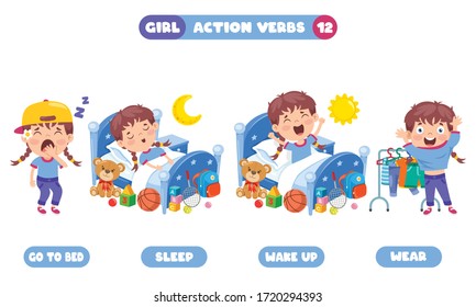 Action Verbs For Children Education