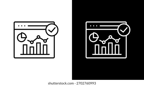 Funktionale Einblicke White Icon Set Design