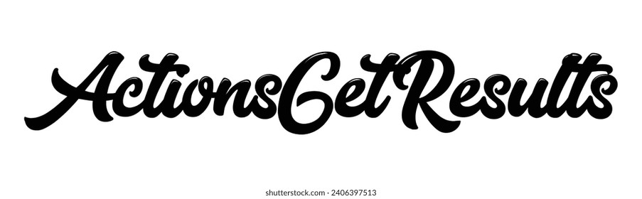 actions get results text on white background.