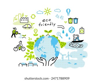 Actions that think the global environment