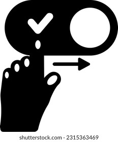 activate activation active slide toggle cursor 91