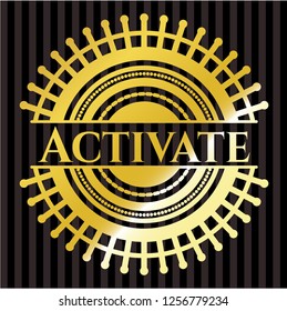 Activate gold shiny emblem