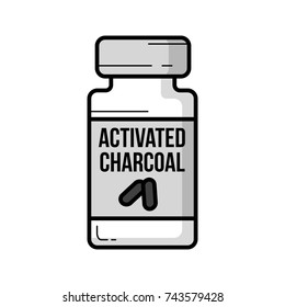 Activated Charcoal jar