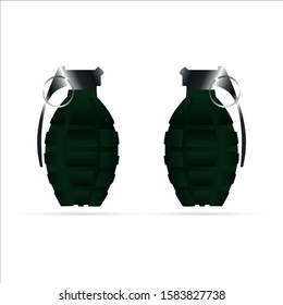 Activated hand grenade. Image represents explosive state, terror alert, aggression, war, mental tension, revolution.