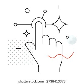 Activating Artificial Intellence Services - Stock Icon as EPS 10 File