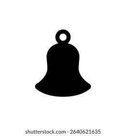 Active Alarm Bell Icon – Flat UI Symbol
