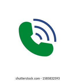 Active call icon isolated on white background