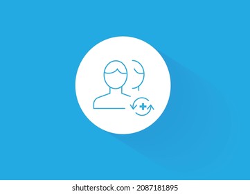 Active Directory icon vector design
