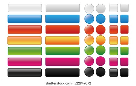 131,100 Rectangle buttons Images, Stock Photos & Vectors | Shutterstock