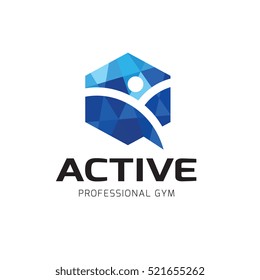 Active Fitness Logo Template