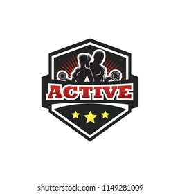Active Gym Logo Badge