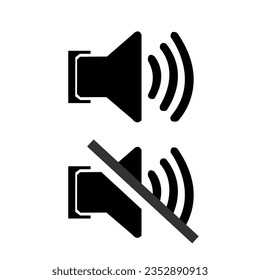 active and inactive speaker icon