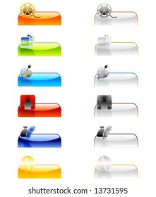 Active and inactive tabs- entertainment